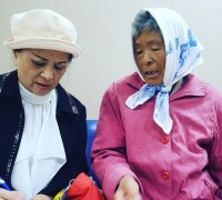 2017년 아들이 사는 연해주로 떠나는 사할린 동포가 불러주는 아리랑